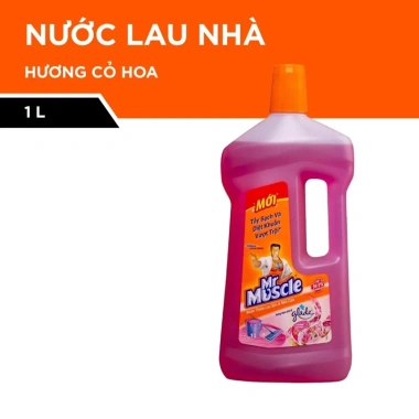 Nước lau sàn Mr Muscle Glade hương cỏ hoa chai 1 lít - DKSH, giá 45.000 VND