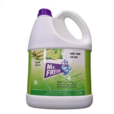 Nước lau sàn Mr.Fresh 4.2L Cam Quế và Chanh Sả - Giảm giá 86k, sạch sâu, thơm mát, diệt bám bẩn
