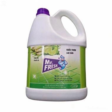 Nước lau sàn Mr.Fresh 4.2L Cam Quế và Chanh Sả - Giảm giá 86k, sạch sâu, thơm mát, diệt bám bẩn