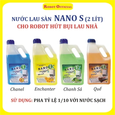 Nước Lau Sàn Nano S 2L Cao Cấp - Dành cho Robot Ecovac, Xiaomi, Dreame, iLife - 169.000₫