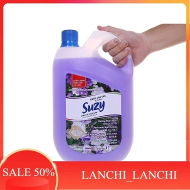 Nước lau sàn Nhài Suzy Nhật 4L - Giá chỉ 85.000đ, khử bẩn mạnh, hương nhài dịu nhẹ, sạch bóng, giảm giá 18%