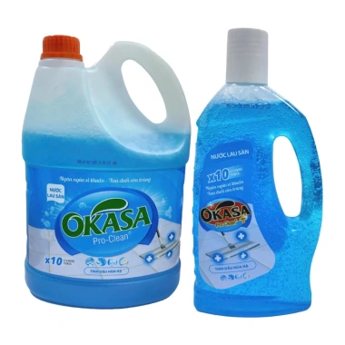 Nước lau sàn OKASA 55k - Vết bẩn tan nhanh, sàn sáng bóng, thơm mát, xua đuổi côn trùng 8