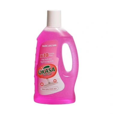 Nước lau sàn OKASA 55k - Vết bẩn tan nhanh, sàn sáng bóng, thơm mát, xua đuổi côn trùng 10