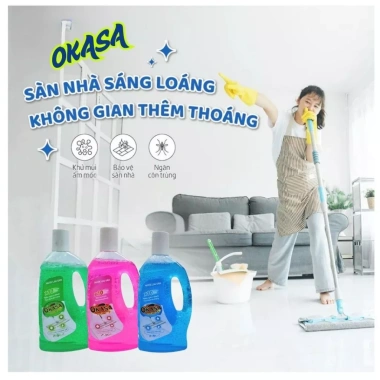 Nước Lau Sàn OKASA – Làm sáng sàn, thoáng mát, khử mùi tự nhiên 34.500₫