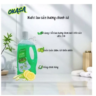 Nước Lau Sàn OKASA – Làm sáng sàn, thoáng mát, khử mùi tự nhiên 34.500₫
