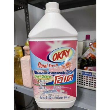 Nước Lau Sàn Okay Thái Lan 3.800ml Giá 220k Khử Mùi, Diệt Khuẩn, Làm Sạch Hiệu Quả