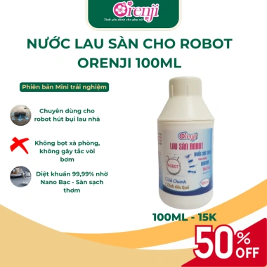 Nước lau sàn ORENJI 100ml diệt khuẩn, đuổi côn trùng - Hàng dùng thử giá 10.000₫
