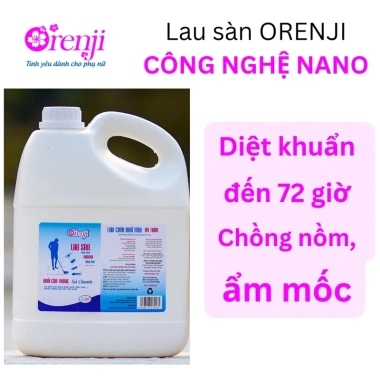 Nước lau sàn Orenji hương sả chanh, quế - Đuổi côn trùng, không hoá chất, sạch nhanh, không trơn, thơm mát, giá 200.000đ