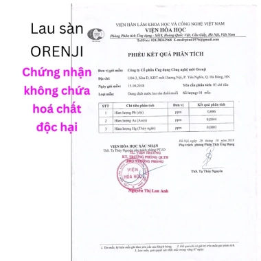 Nước lau sàn Orenji hương sả chanh, quế - Đuổi côn trùng, không hoá chất, sạch nhanh, không trơn, thơm mát, giá 200.000đ