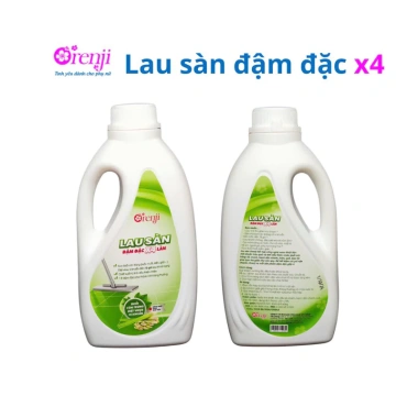 Nước lau sàn Orenji hương sả chanh, quế - Đuổi côn trùng, không hoá chất, sạch nhanh, không trơn, thơm mát, giá 200.000đ