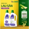Nước lau sàn organic đuổi muỗi không mùi 1.000ml làm sạch vết ố, dầu mỡ, 64.900đ