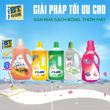 Nước lau sàn Polar Bear hương lily 1.5kg khử mùi, diệt khuẩn, lưu hương lâu – giá chỉ 82.300 VND