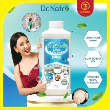 Nước lau sàn Pro Drnatro Siêu Sạch - Khử Hôi, Tanh 1 Lít, Giá ưu đãi 126.000đ