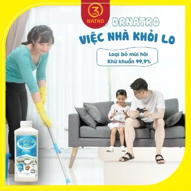 Nước lau sàn Pro Drnatro Siêu Sạch - Khử Hôi, Tanh 1 Lít, Giá ưu đãi 126.000đ