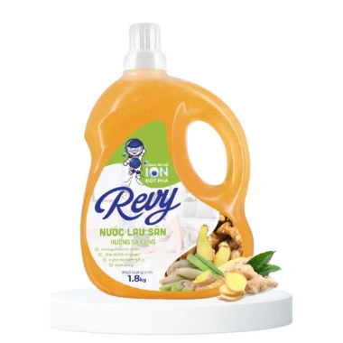 Nước Lau Sàn ReVy Diệt Khuẩn 99,9% Ion Hương Gừng Xả - Sạch Sâu, Giá 52.000₫