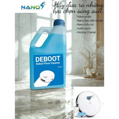 Nước lau sàn Robot cho mọi robot hút bụi & máy lau cầm tay – Giá 65.000đ