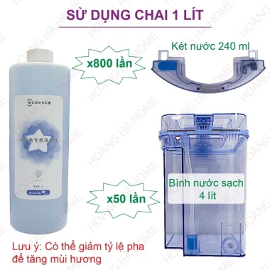 Nước lau sàn robot hút bụi - Công thức làm sạch chuyên dụng, giá 73.000đ 3