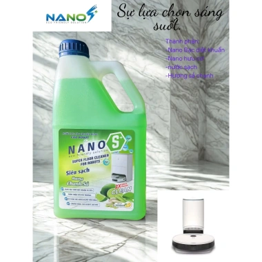 Nước lau sàn robot hút bụi – Giảm 23% chỉ 85.000đ, sạch, an toàn cho mọi robot