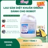 Nước lau sàn robot nano bạc tinh dầu sả chanh 3,8L không tắc vòi bơm 240.000đ 2