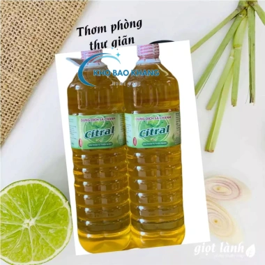 Nước lau sàn Sả Chanh Sả Quế CITRAL 1.500ml - Khử trùng, khử mùi, xua muỗi, chỉ 125k