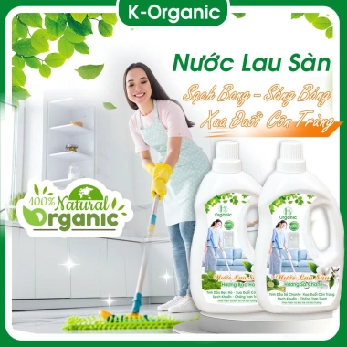 Nước lau sàn sả chanh xua đuổi ruồi muỗi, hương bạc hà hữu cơ - Giá 69.000, tặng quà khi mua 2 can