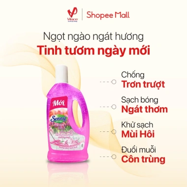Nước Lau Sàn SENNY Hương Lily Đánh Bật Bụi Bẩn, Khử Mùi, Lưu Hương Thơm Dài Lâu 3