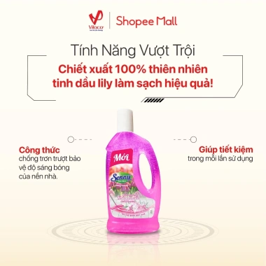 Nước Lau Sàn SENNY Hương Lily Đánh Bật Bụi Bẩn, Khử Mùi, Lưu Hương Thơm Dài Lâu 4