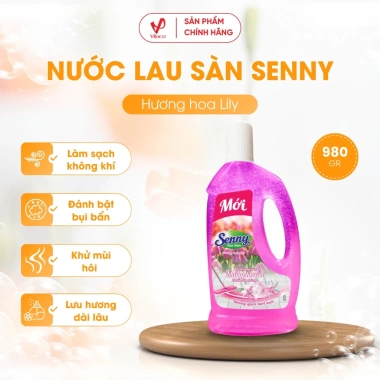 Nước lau sàn SENNY hương lily - Khử bẩn, thơm nhẹ, giảm còn 39.000₫ (giá gốc 50.310₫) 3 Nước lau sàn SENNY hương lily - Khử bẩn, thơm nhẹ, giảm còn 39.000₫ (giá gốc 50.310₫) 3