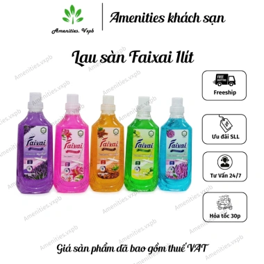 Nước lau sàn sinh học Faixai 1L - sạch bóng, hương thơm nhẹ, ngăn côn trùng, chỉ 66.000 VND