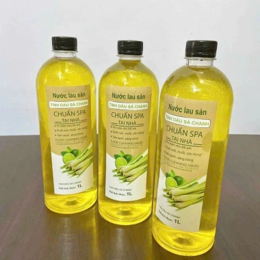 Nước lau sàn Spa tinh dầu chanh sả 1L 100% organic sạch khuẩn, giá 20.506₫