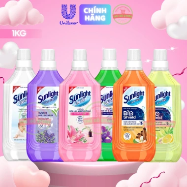 Nước Lau Sàn Sunlight 1KG - Chiết xuất thiên nhiên, tinh dầu thơm lành, chăm sóc da, giá 42.900₫