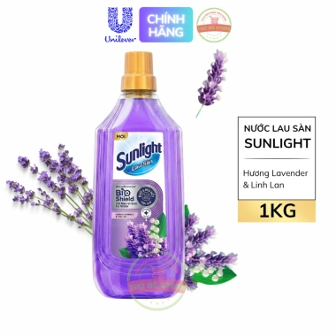 Nước Lau Sàn Sunlight 1KG - Chiết Xuất Thiên Nhiên, Tinh Dầu Thơm Lành Tính Cho Da, Giá 43.000₫