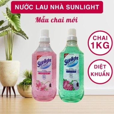 Nước Lau Sàn Sunlight 900g - Thơm mát, làm sạch, sáng bóng, giá ưu đãi 40.000 VND 2