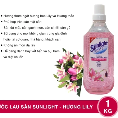 Nước Lau Sàn Sunlight 900g - Thơm mát, làm sạch, sáng bóng, giá ưu đãi 40.000 VND 3