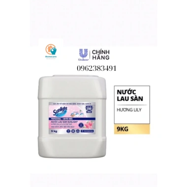 Nước lau sàn Sunlight 9kg hương hoa Lily và thảo mộc - Giá 176.000₫, giảm mạnh