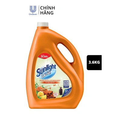 Nước Lau Sàn Sunlight Thiên Nhiên 3.6kg – Chanh Sả, Quế Cam, Tre Lô Hội – 106.000₫