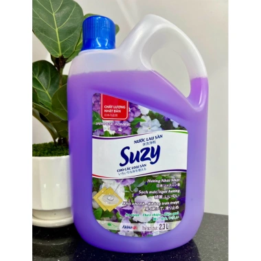 Nước lau sàn SUZY 2.3L hương Nhài Nhật - Hữu cơ, chất lượng Nhật Bản, giá 72.000 3 Nước lau sàn SUZY 2.3L hương Nhài Nhật - Hữu cơ, chất lượng Nhật Bản, giá 72.000 3