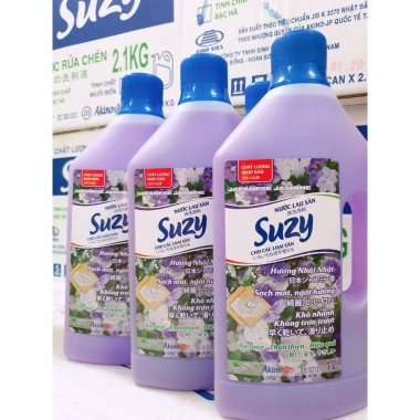 Nước Lau Sàn Suzy Hương Nhài Nhật 1L - Sáng Bóng, Giá 32.900 VND, Giảm Giá