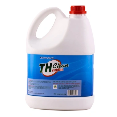 Nước lau sàn TH CLEAN 4.5L hương hoa thơm dịu nhẹ, sạch bóng, giá ưu đãi 99.000đ