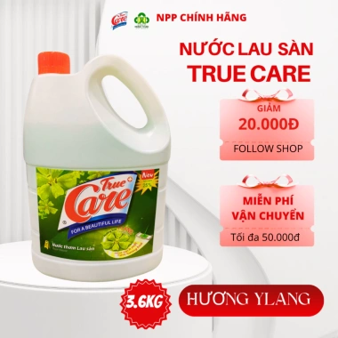 Nước lau sàn True Care hương hoa Ylang - sàn sạch, thơm ngát, giá 29.000 VND