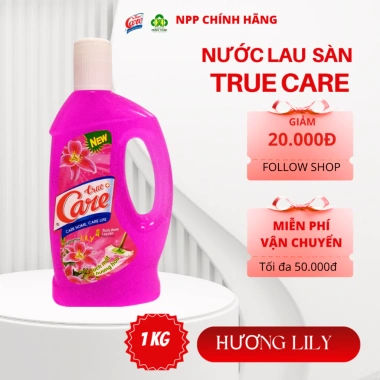 Nước Lau Sàn True Care Hương Lily - Sạch Bong, Thơm Mát Cả Ngày, Giá chỉ 29.000 VND (Giảm từ 35.090 VND)