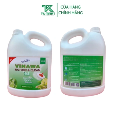 Nước Lau Sàn Vinawa 3.8KG Kháng Khuẩn Siêu Sạch Giá 60.000 - Giá Gốc 76.200