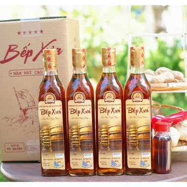 Nước Mắm 43 Độ Đạm Combo 4 chai 520ml Bếp Xưa - Giá ưu đãi 300k