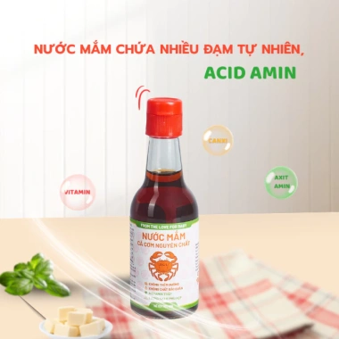 Nước Mắm Ăn Dặm 9Nghĩa Chai Thủy Tinh 60-200ml - Bổ Iot, Đạm Cá Cơm Nguyên Chất, Giá 27.000 VND