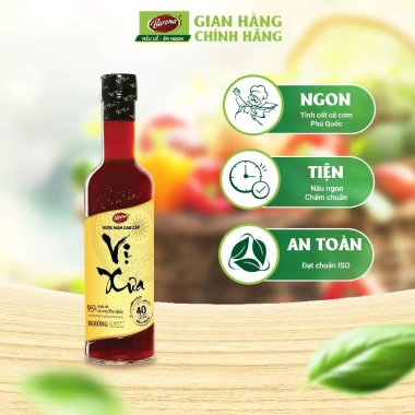 Nước Mắm Barona 40 Độ Đạm 500ml Vị Xưa, Tặng 100g Bột Ngọt, Giá 94.900₫