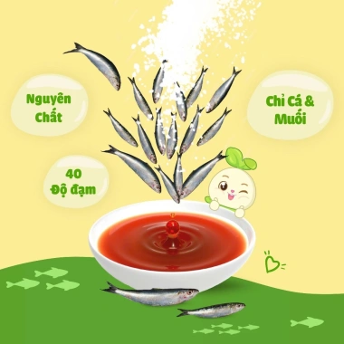 Nước mắm cá cơm Anpaso 120ml cho bé ăn dặm, đạm 40N, không chất bảo quản, giá ưu đãi 55.000đ