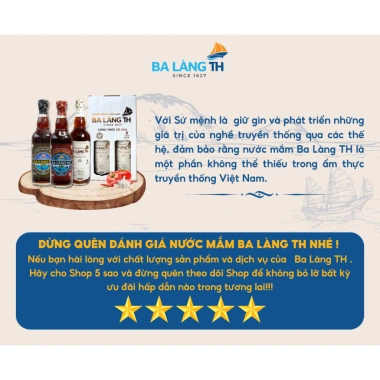 Nước Mắm Cá Cơm Ba Làng TH Tuyến Hòa 400 Năm Truyền Thống 2.000ml Giá 48k