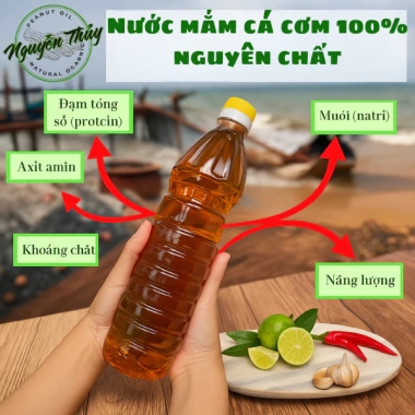 Nước mắm cá cơm Hà Tĩnh 1L Hương vị truyền thống, thơm ngon, giá ưu đãi 85.000 4