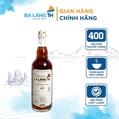 Nước Mắm Cao Đạm 41N Ba Làng TH Thanh Trùng Giảm Mặn 500ml - Đậm Đà, Cao Chất Lượng