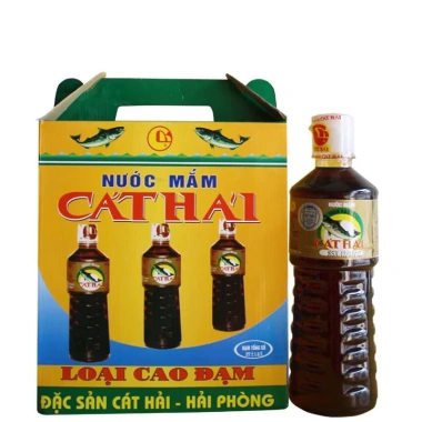 Nước mắm Cát Hải 1 xách 3 chai 500ml - Giá chỉ 199.999, giảm mạnh từ 253.999 Nước mắm Cát Hải 1 xách 3 chai 500ml - Giá chỉ 199.999, giảm mạnh từ 253.999